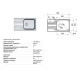 Кухонна мийка Franke SMART SRX 611-86 XL 860x500 (101.0456.705)