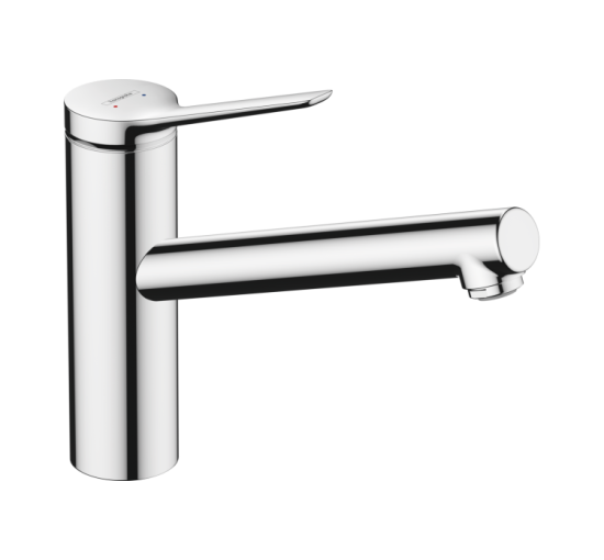 Змішувач Hansgrohe Zesis M33 150 1jet кухонний CoolStart, EcoSmart (74813000) Chrome