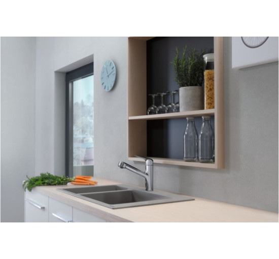 Смеситель Hansgrohe M427-H150 для кухни с выдвижным изливом (71814000)