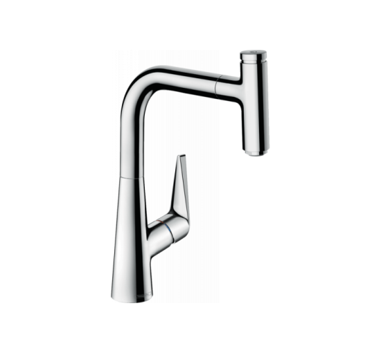 Смеситель Hansgrohe Talis Select M51 220 1Jet для кухни с вытяжным изливом (72822000)