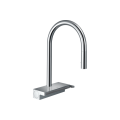 Змішувач Hansgrohe Aquno Select M81 170 3jet кухонний з витяжним виливом (73837000)