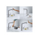 Смеситель Hansgrohe Metris Select 320 кухонный (14883800) Stainless Steel Finish