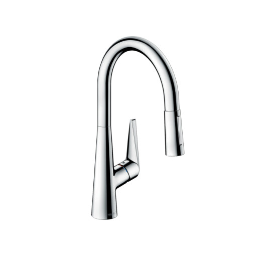 Смеситель Hansgrohe Talis M51 200 2jet для кухни с вытяжным изливом (72813000)