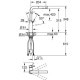 Смеситель для кухни с выдвижной воронкой GROHE Essence черный латунь 30504KF0
