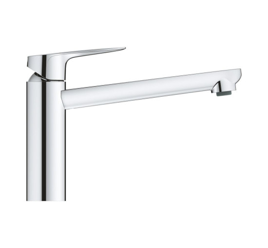Смеситель для кухни однорычажный GROHE BauCurve хром латунь 31715000