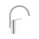 Смеситель для кухни однорычажный GROHE Eurosmart New хром латунь 33202003