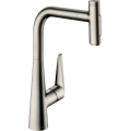 Змішувач hansgrohe Talis Select M51 для кухонної мийки з висувним душем, під сталь 73867800
