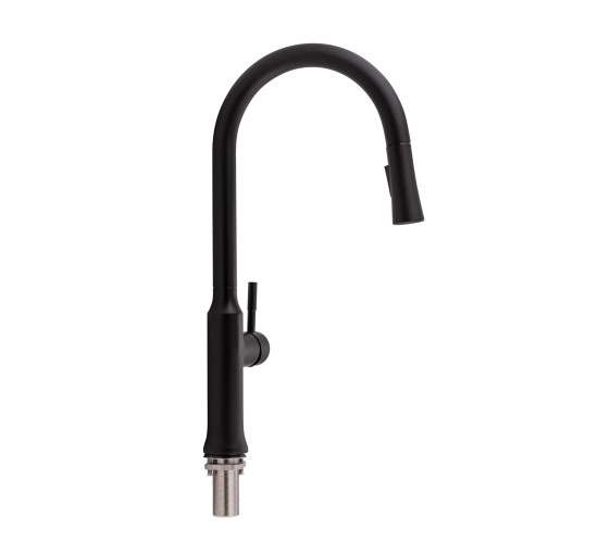 Смеситель для кухни Qtap Baruska 9137103UB с выдвижным изливом
