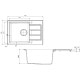 Кухонна мийка Franke Sirius SID 611-62 Slim (114.0497.939) з тектонайта - врізна - оборотна - колір Білий (2 отвори)