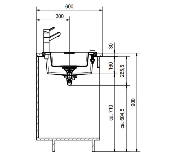 Кухонная мойка Franke Sirius SID 651-78 (114.0497.985) из тектонайта - врезная - оборотная - цвет Сахара (2 отверстия)