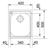 Кухонна мийка Franke ARMONIA AMX 610 420-500 (101.0381.770)