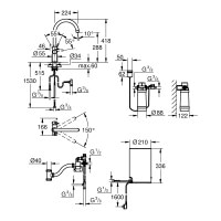 Змішувач для кухні з бойлером Grohe Red Duo 30083001 M-size