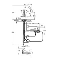 Змішувач для кухні сенсорний Grohe Zedra Touch 30219002