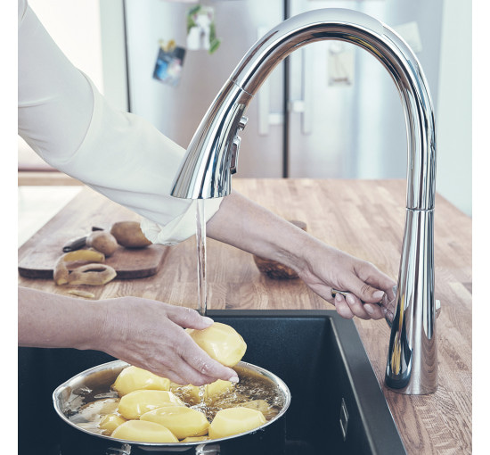 Змішувач для кухні сенсорний Grohe Zedra Touch 30219002