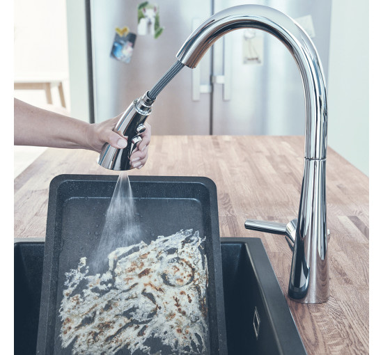 Змішувач для кухні сенсорний Grohe Zedra Touch 30219002