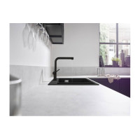 Змішувач Hansgrohe Talis M54 270 1jet кухонний ECO з витяжним виливом Matt Black (72845670)