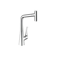 Змішувач Hansgrohe Metris Select кухонний з витяжним виливом (14884000)
