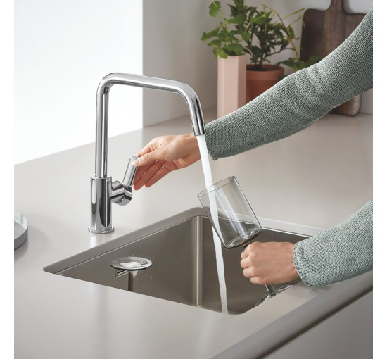 Смеситель для кухни однорычажный GROHE Start хром латунь 30470000