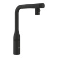 Смеситель для кухни с выдвижной воронкой GROHE Essence SmartControl черный латунь 31892KF0