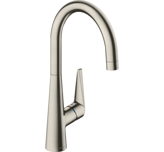 Смеситель hansgrohe Talis S для кухонной мойки 72810800 под сталь.