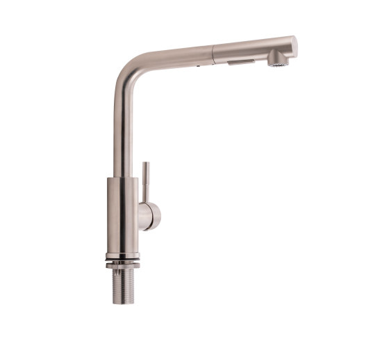 Смеситель для кухни Qtap Karuska 9139103FN с выдвижным изливом