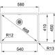 Кухонна мийка Franke Box BXX 210 / 110-54 (127.0371.513) нержавіюча сталь - монтаж врізний, у рівень або під стільницю - полірована