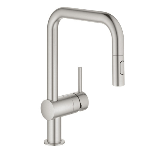 Смеситель для кухни с выдвижным изливом Grohe Minta 32322DC2