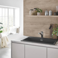 Змішувач для кухні з висувним виливом Grohe Eurosmart 30305001