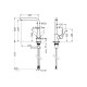 Смеситель Hansgrohe Focus 280 для кухни с поворотным изливом (31817000)