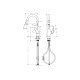 Смеситель Hansgrohe M42-H220 для кухни 2Jet с выдвижным изливом, Chrome(71800000)