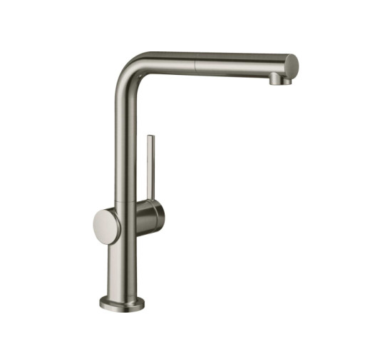 Змішувач Hansgrohe Talis 270 1jet кухонний з витяжним виливом Sbox (72809800) Stainless Steel