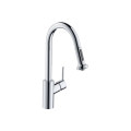 Смеситель Hansgrohe Talis M52 220 2jet кухонный с вытяжным изливом Sbox (73863000)