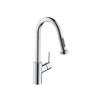 Змішувач Hansgrohe Talis M52 220 2jet кухонний з витяжним виливом Sbox (73863000)