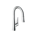 Смеситель Hansgrohe Talis M51 200 2jet для кухни с вытяжным изливом Sbox (73851000)