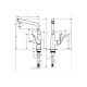 Смеситель Hansgrohe Metris Select 320 кухонный хромированный (14883000)