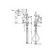 Смеситель Hansgrohe Talis M54 270 1jet кухонный с вытяжным изливом (72808000)