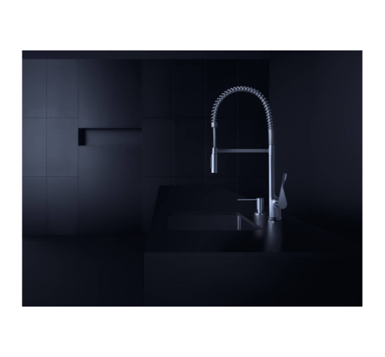 Смеситель Axor Citterio 230 Semi-Pro для кухни (39840800) Stainless Steel