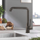Смеситель для кухни однорычажный GROHE Essence серый латунь 30269A00