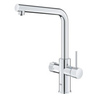 Смеситель для кухни с краном для фильтрованной воды GROHE Blue Pure Minta хром латунь 30588000