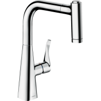 Смеситель hansgrohe Metris M71 для кухонной мойки, хром 73800000