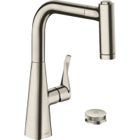 Смеситель hansgrohe Metris Select M71 для кухонной мойки под сталь 73805800