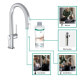 Змішувач для кухні із краном для фільтрованої води HANSGROHE Aqittura M91 хром латунь 76801000