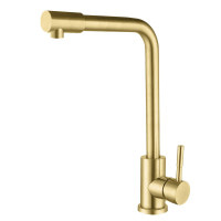 Золотий кухонний змішувач із нержавіючої сталі на 1 воду Nett WG-33