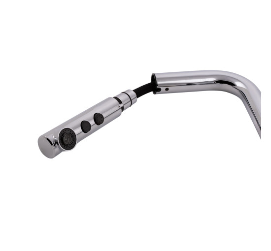 Смеситель для кухни Qtap Janicka 9134103FC с выдвижным изливом