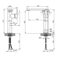 Змішувач для кухні Qtap Eco CRB 007F