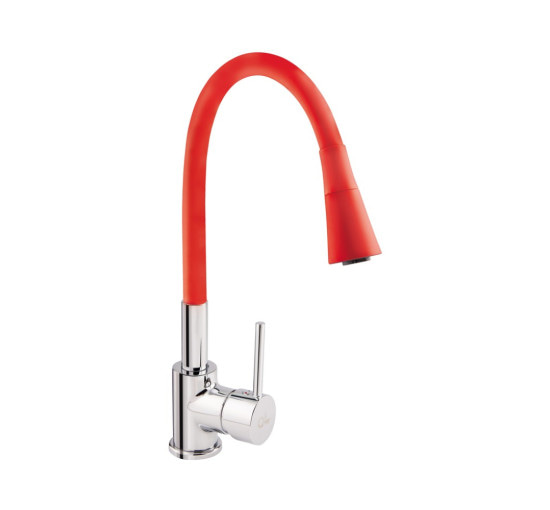 Смеситель для кухни Qtap Spring CRR 007F-1 с рефлекторным изливом