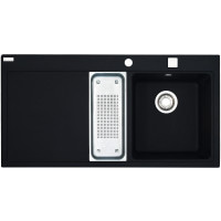 Кухонная мойка Franke Mythos MTG 651, крыло слева (114.0594.807) гранитная - врезная - цвет Оникс