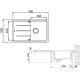 Кухонна мийка Franke Basis BFG 611-78 (114.0565.087) гранітна - врізна - оборотна - колір Сірий камінь