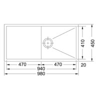 Кухонная мойка Franke Planar PPX 111 (122.0198.364) нержавеющая сталь - монтаж под столешницу - полированная