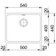 Кухонная мойка Franke Kubus KBG 110-50 (125.0459.026) гранитная - монтаж под столешницу - цвет Сахара